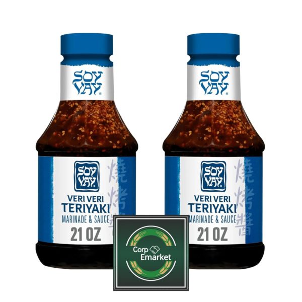 Soy Vay Veri Veri Teriyaki Marinade and Sauce, 21 fl oz x 2 packs