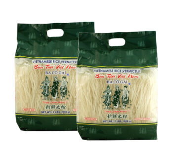 Vietnamese Rice Stick(vermicelli) Three Ladies Brand 2lbs x 2 packs